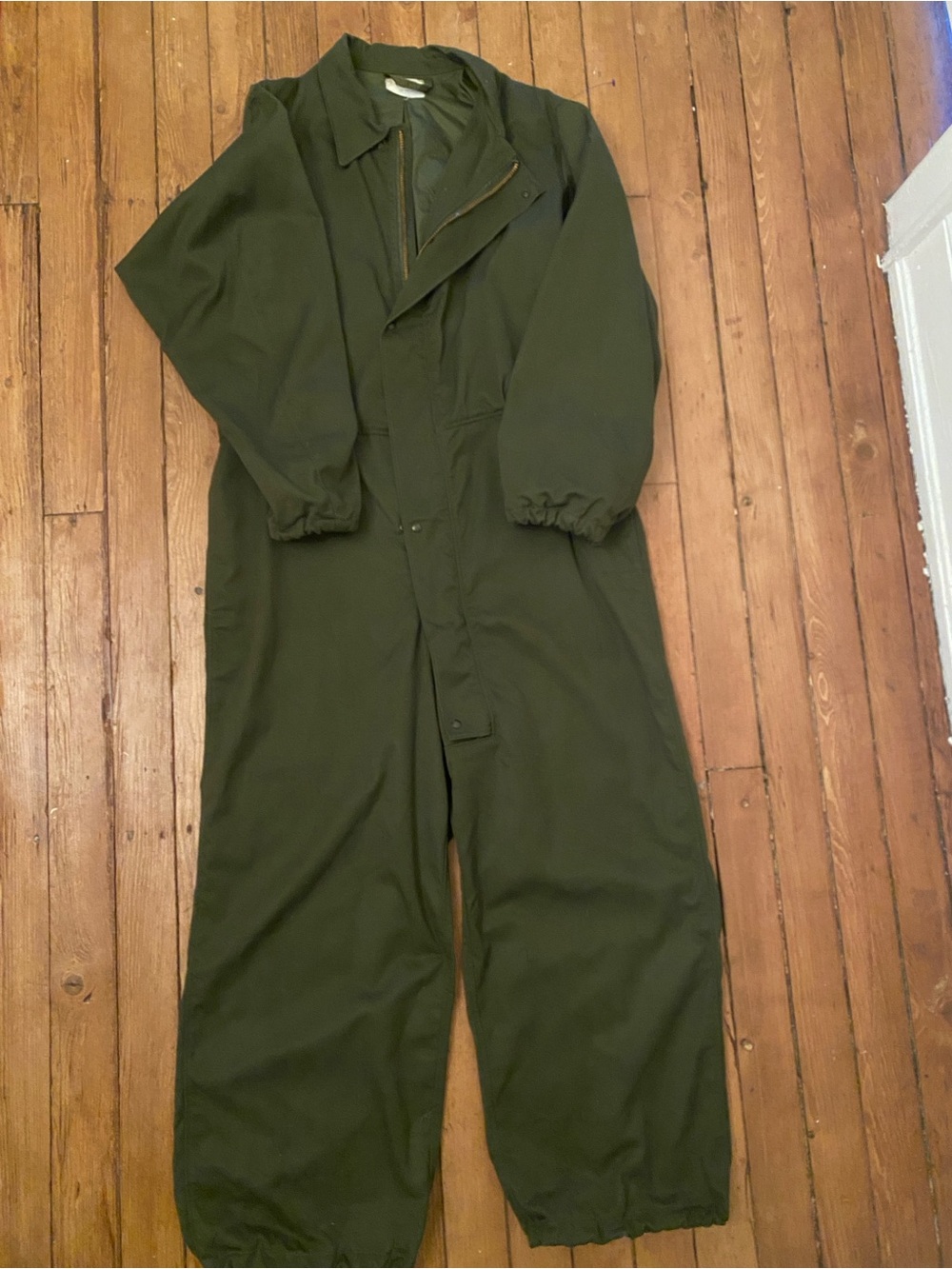 Vintage 1983 U.S. Military mechanic's cold weather coveralls rayon/poly Medium